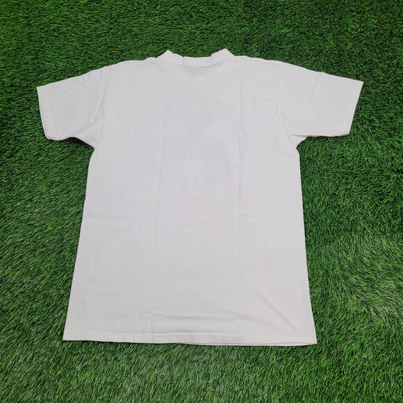 Vintage 1989 Irish Shamrock Shirt Large 21x28 White - Picture 2 of 14